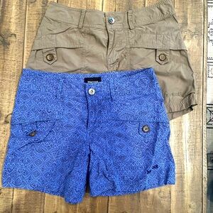 2 pairs of Marmot Ginny shorts set size 6